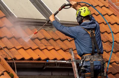 Démoussage et hydrofuge de toiture au Cabanial
