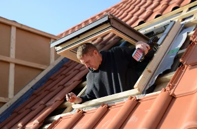 Pose de fenêtres de toit Velux au Cabanial